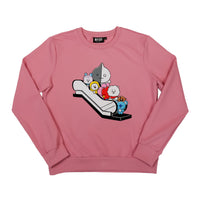 Sudadera BTS Rosa - JUVENIL Licencia BTS™