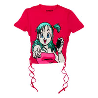 Bulma Señal Magenta - Crop Top DAMA Licencia DRAGON BALL™