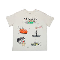 Friends Logos Natural - Playera DAMA Licencia FRIENDS™