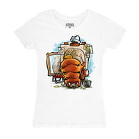 Triple Taco Portrait - Playera DAMA Chilango