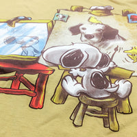 Triple Beagle Portrait - Playera CABALLERO