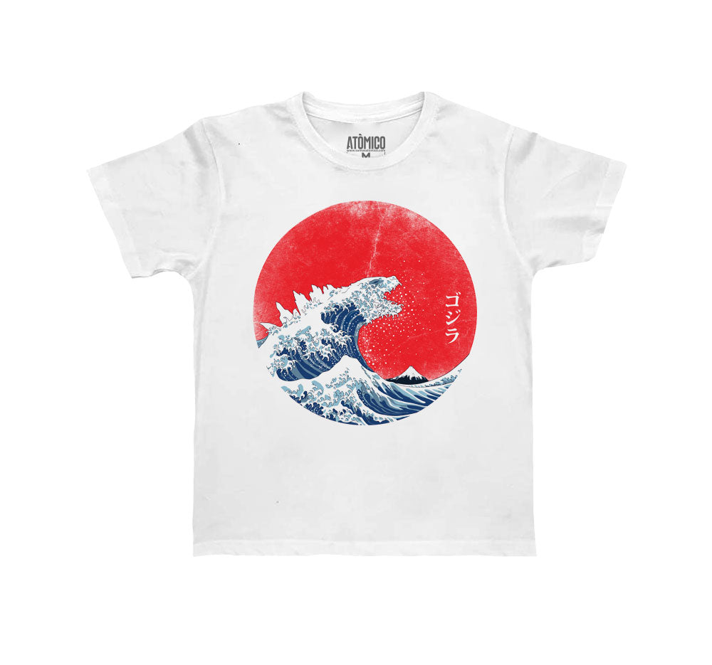 Atomico Playera Godzilla Wave Nin S