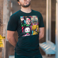Kimetsu no Yaiba Pop Art - Playera CABALLERO Anime