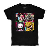 Kimetsu no Yaiba Pop Art - Playera CABALLERO Anime