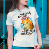 Amsiedad - Playera DAMA Meme Cheems