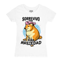 Amsiedad - Playera DAMA Meme Cheems