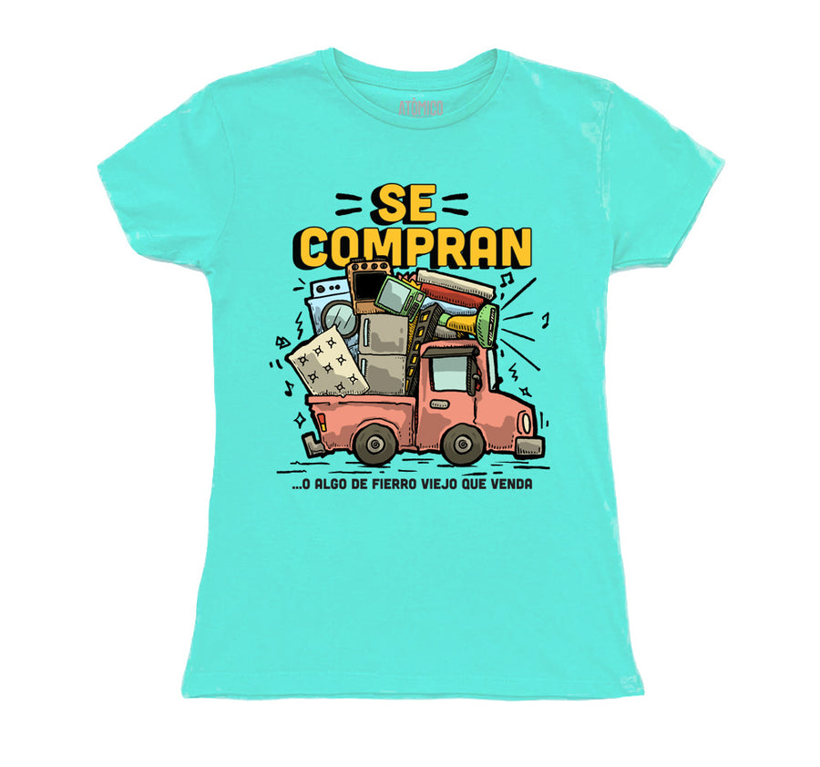 Fierro Viejo Menta Playera DAMA Chilango – Atómico