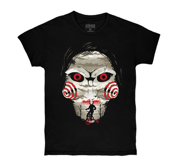 Jigsaw Ukiyo - Playera CABALLERO Halloween