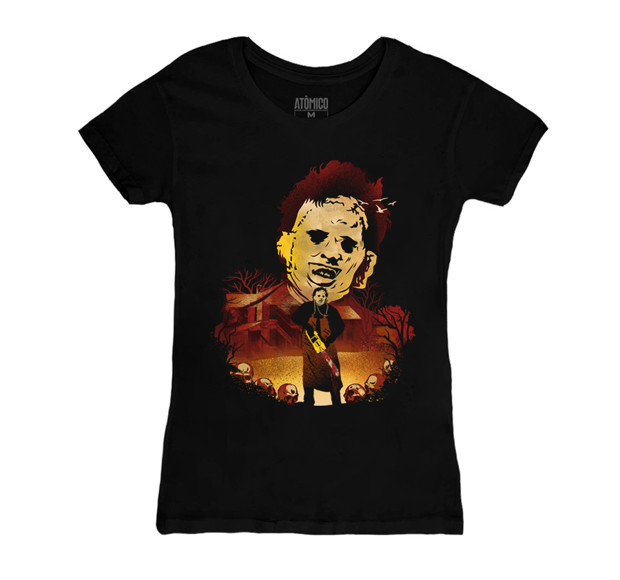 Leatherface - Playera DAMA Halloween