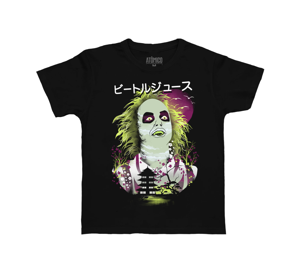 Beetlejuice Ukiyo - Playera NIÑO Halloween