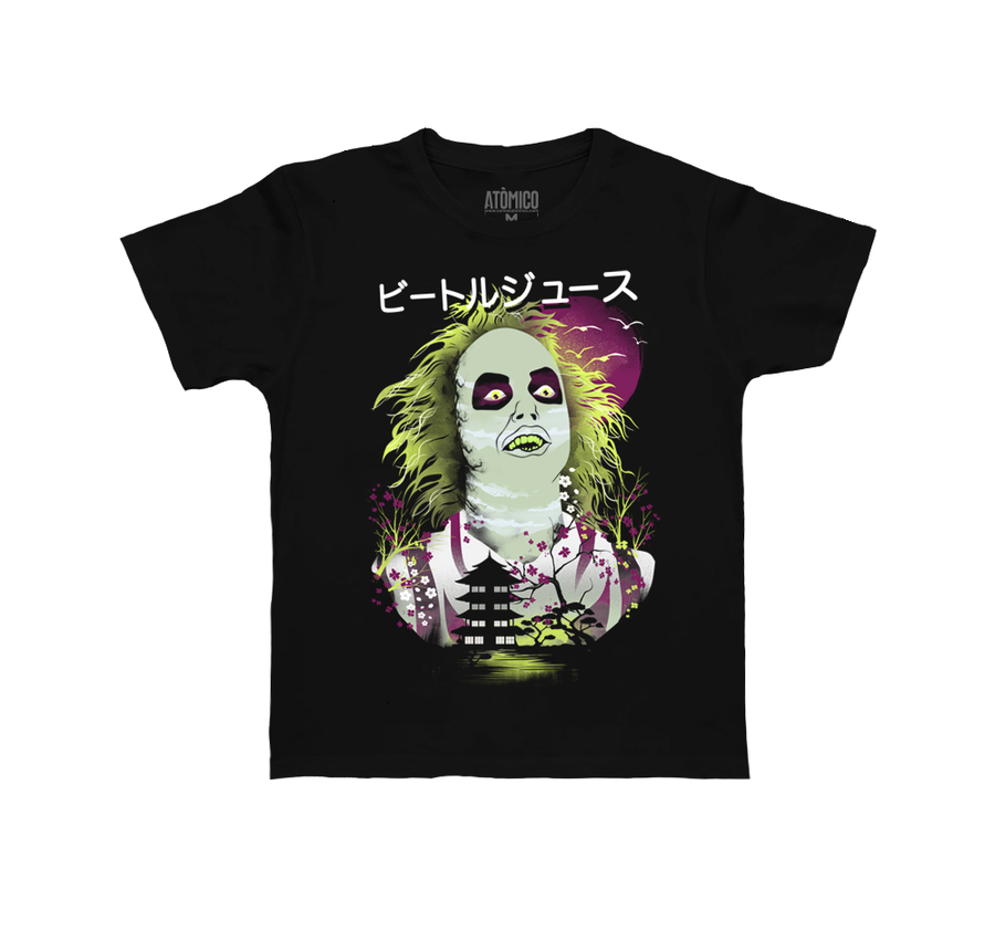Beetlejuice Ukiyo - Playera NIÑO Halloween