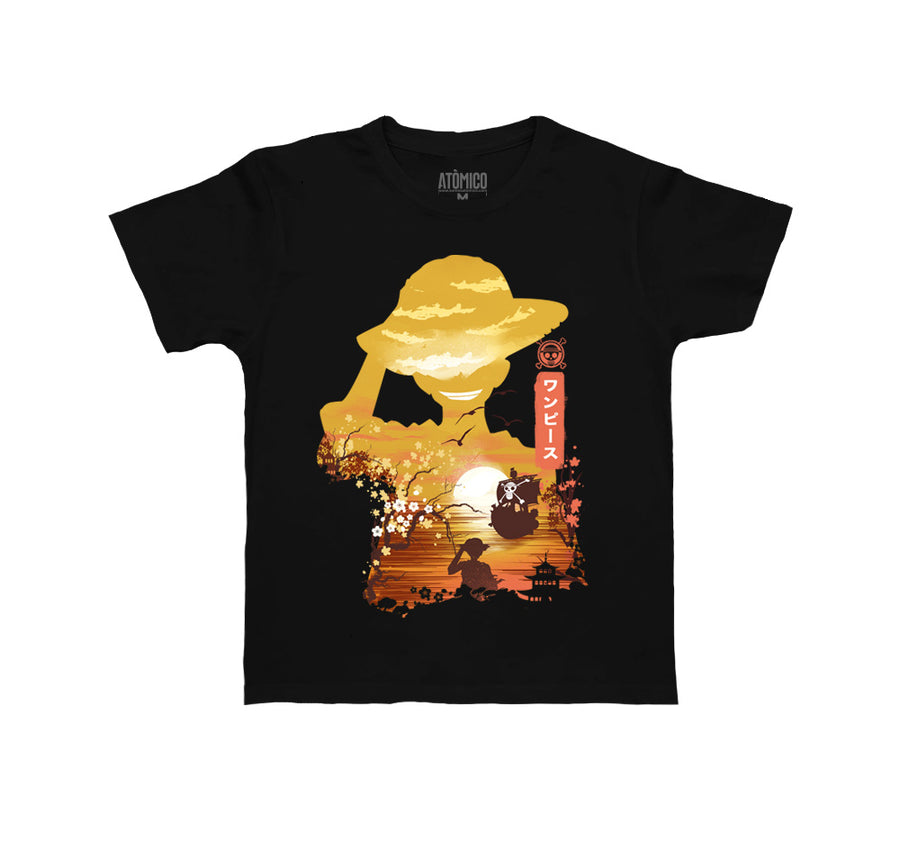 Luffy Ukiyo - Playera NIÑO Anime