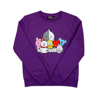 Sudadera BTS Morada  - DAMA Licencia BTS™