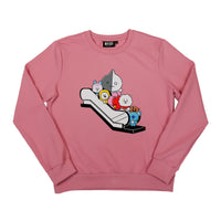 Sudadera BTS Rosa  - DAMA Licencia BTS™