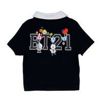 BTS Negro/Blanco - Playera DAMA Licencia BTS™
