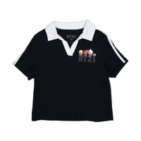 BTS Negro/Blanco - Playera DAMA Licencia BTS™