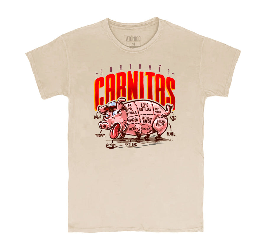 Anatomía de las Carnitas - Playera CABALLERO