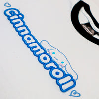 Cinnamoroll Bordado Blanco  - Playera DAMA Licencia SANRIO™