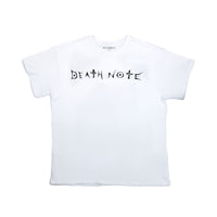 Death Note Logo Blanco  - Playera DAMA Licencia DEATH NOTE™