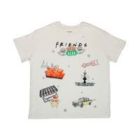 Friends Logos Natural  - Playera DAMA Licencia FRIENDS™