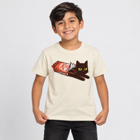 Kit-Cat Crema - Playera NIÑO, vista frontal con modelo 1