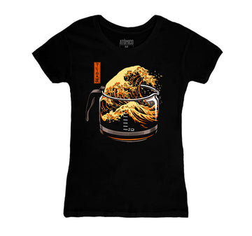 El Gran Café de Kanagawa - Playera DAMA