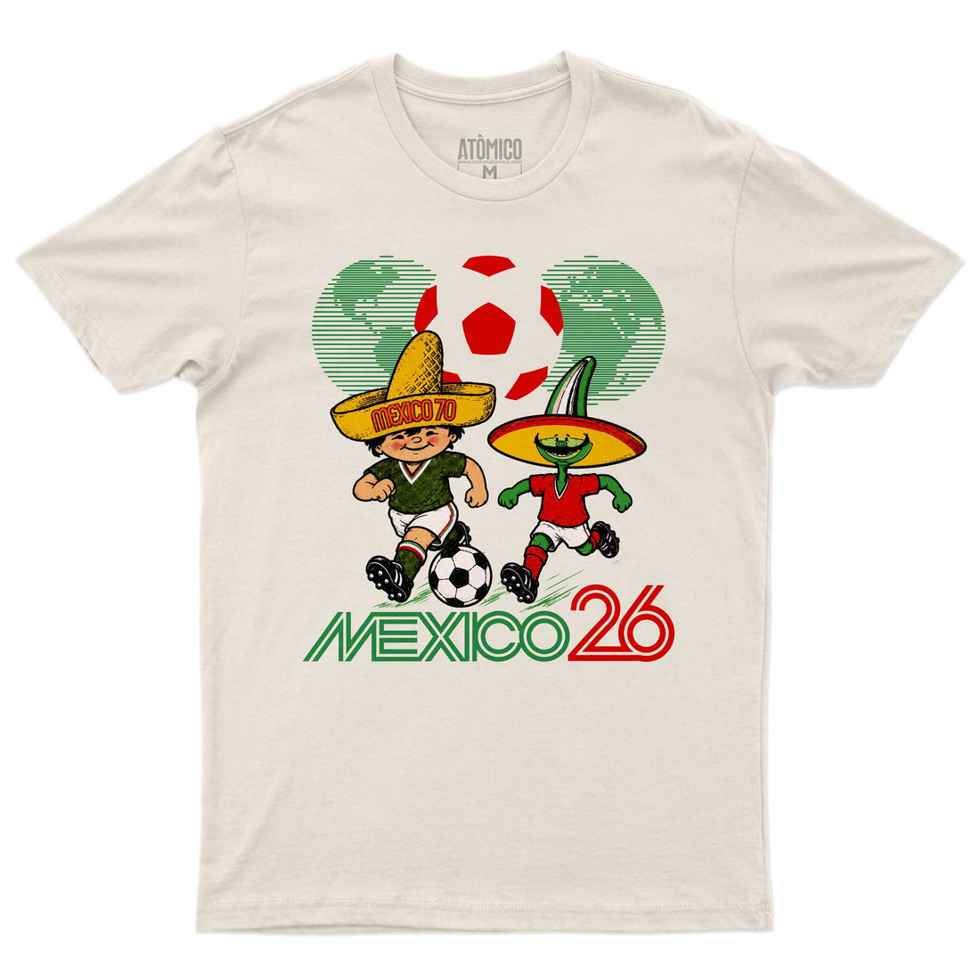 Juanito y Piqué - Mundial 2026 - Playera CABALLERO