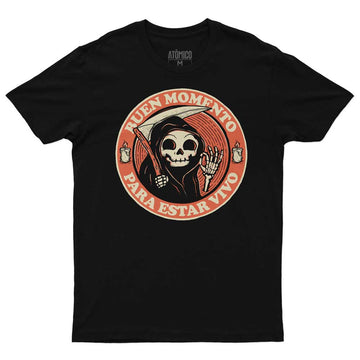 Buen Momento Para Estar Vivo - Playera CABALLERO