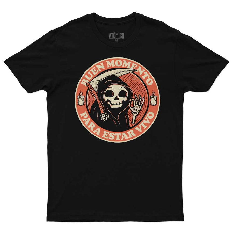 Buen Momento Para Estar Vivo - Playera CABALLERO