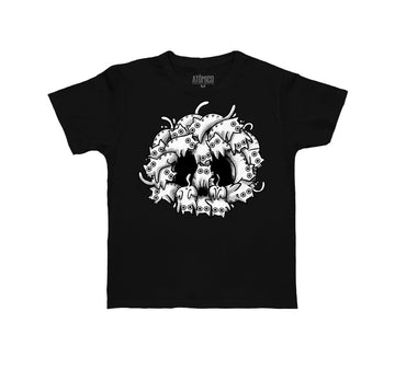 Calaveras y Gatitos - Playera NIÑO