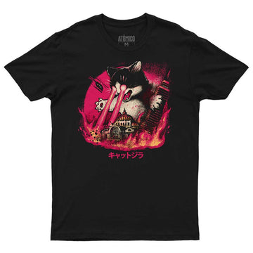 Catzilla キャットジラ en la CDMX - Playera CABALLERO