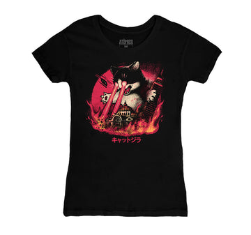 Catzilla キャットジラ en la CDMX - Playera DAMA