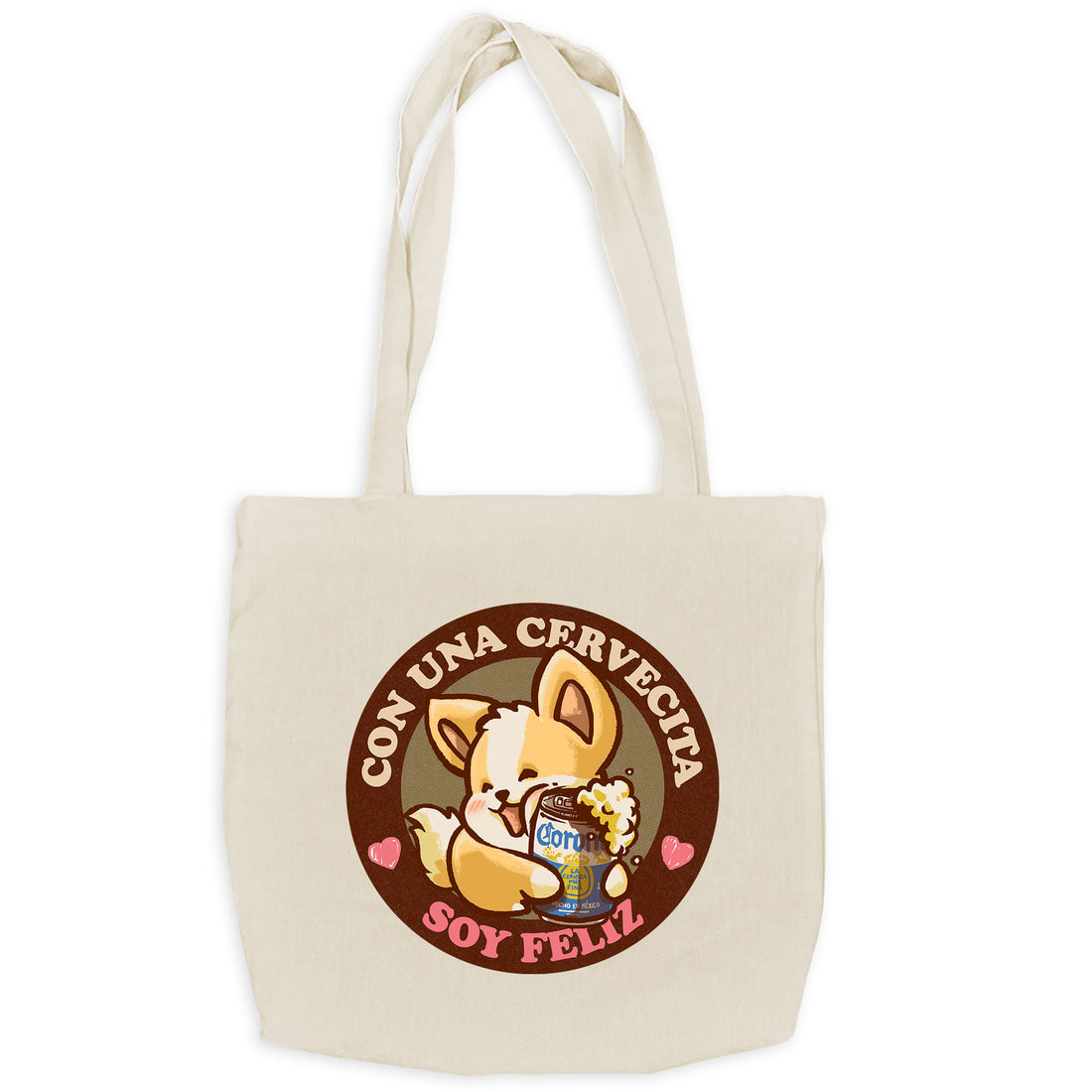 ¡Con una cervecita soy FELIZ! - Tote Bag