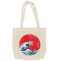 Godzilla Wave - Tote Bag