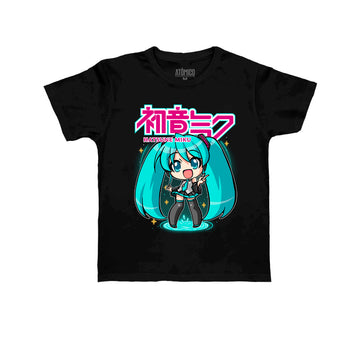 Hatsune Miku Chibi - Playera NIÑO