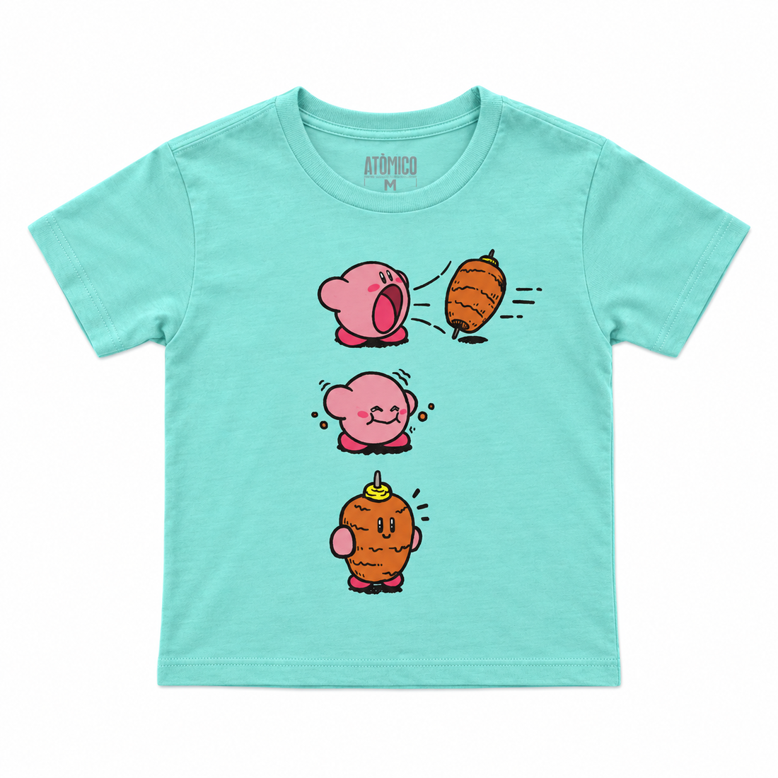 Kirby al Pastor 🌮 - Playera NIÑO Gamer