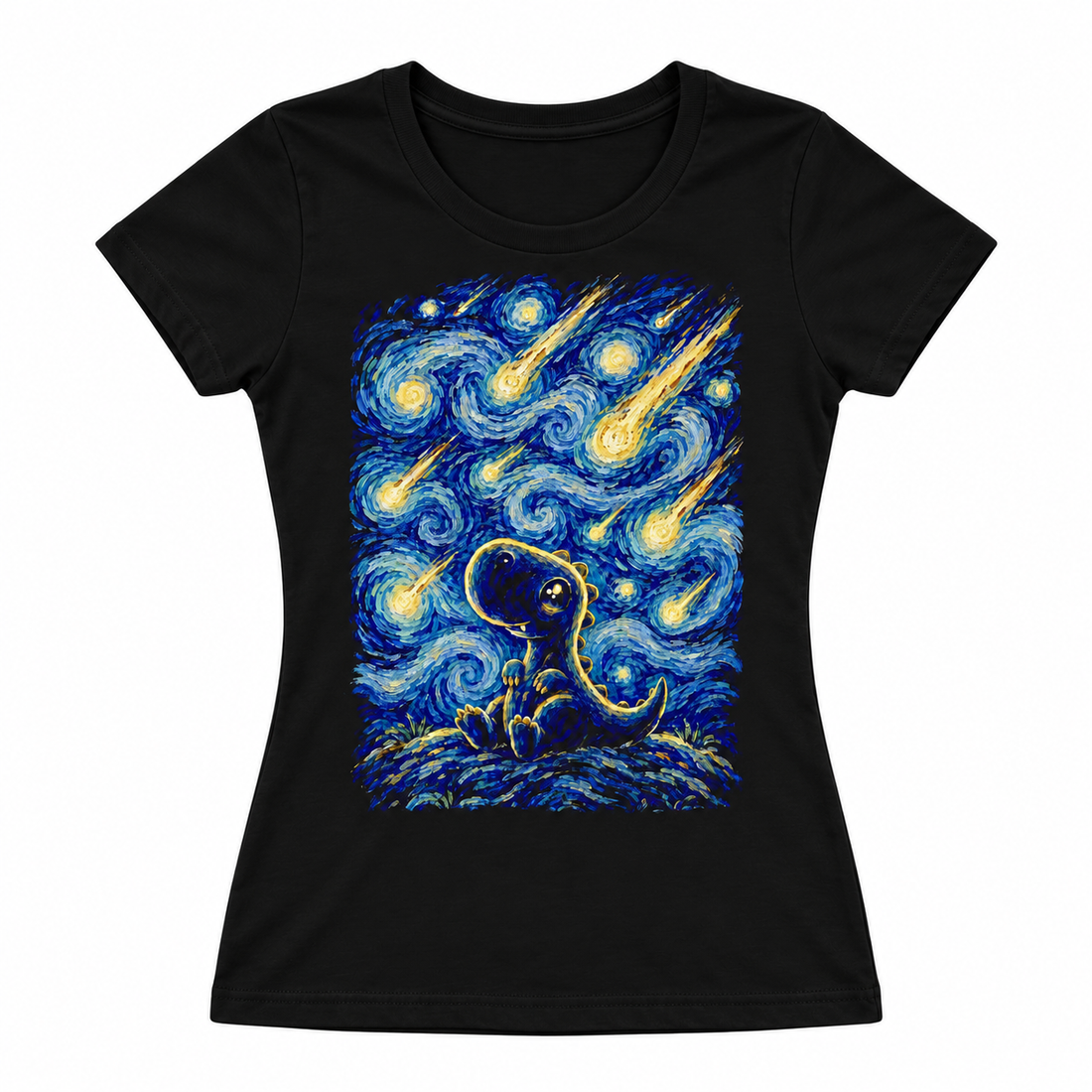 La Última Noche Estrellada 🦖- Playera DAMA