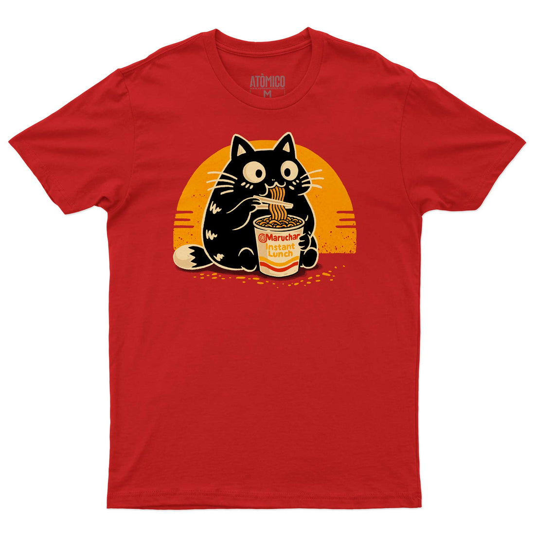 Noodle Meow Maruchan - Playera CABALLERO