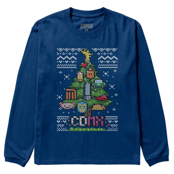 Navidad Chilanga - Playera MANGA LARGA Navidad