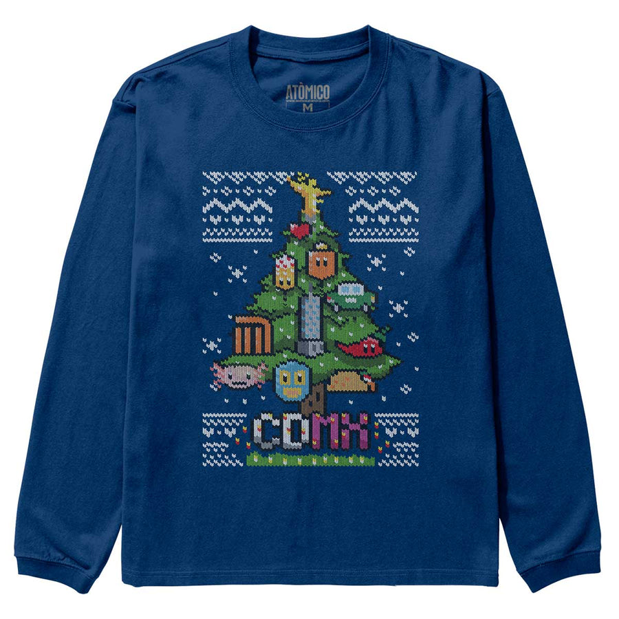 Navidad Chilanga - Playera MANGA LARGA Navidad