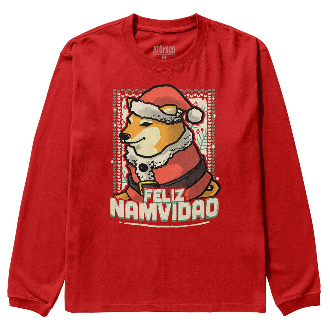 Namvidad - Playera MANGA LARGA Meme Cheems