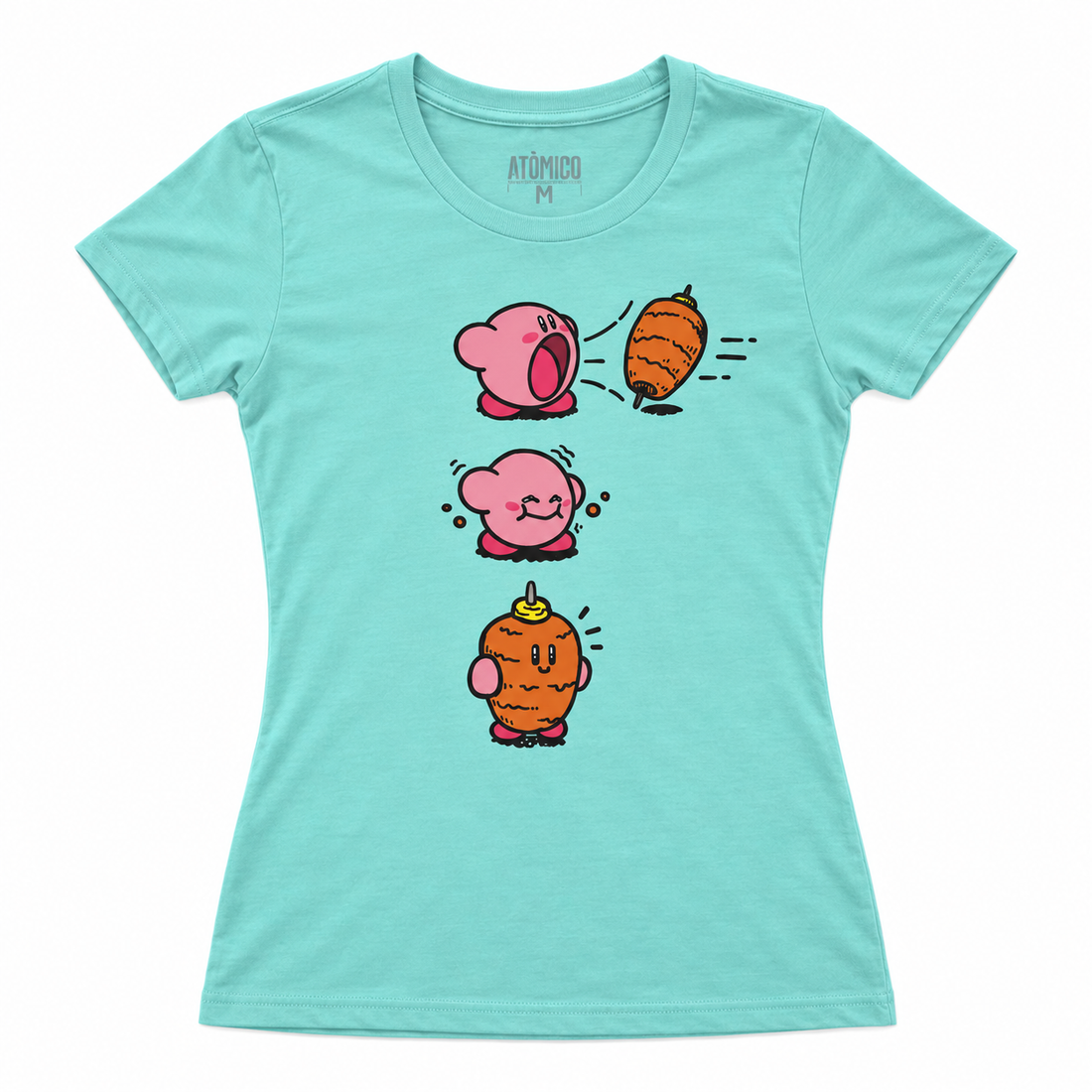 Kirby al Pastor 🌮 - Playera DAMA Gamer