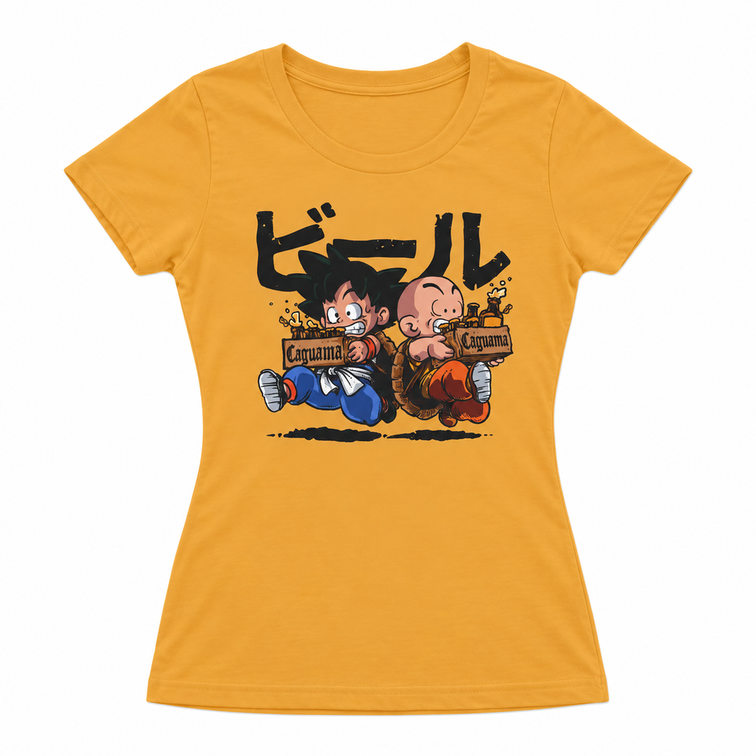 Caguama Ball Amarillo - Playera DAMA