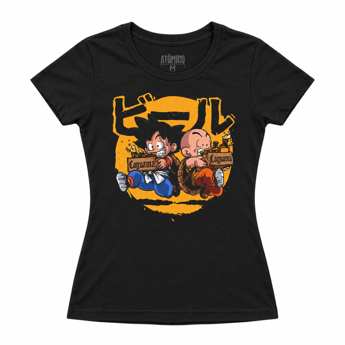 Caguama Ball Negro - Playera DAMA