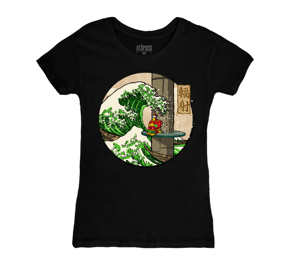 La Gran Ola Radioactiva de @SimpsonitoMX - Playera DAMA