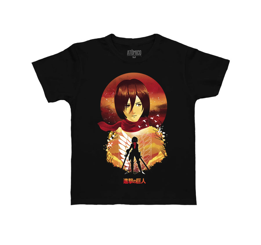 Mikasa Ukiyo - Playera NIÑO Anime