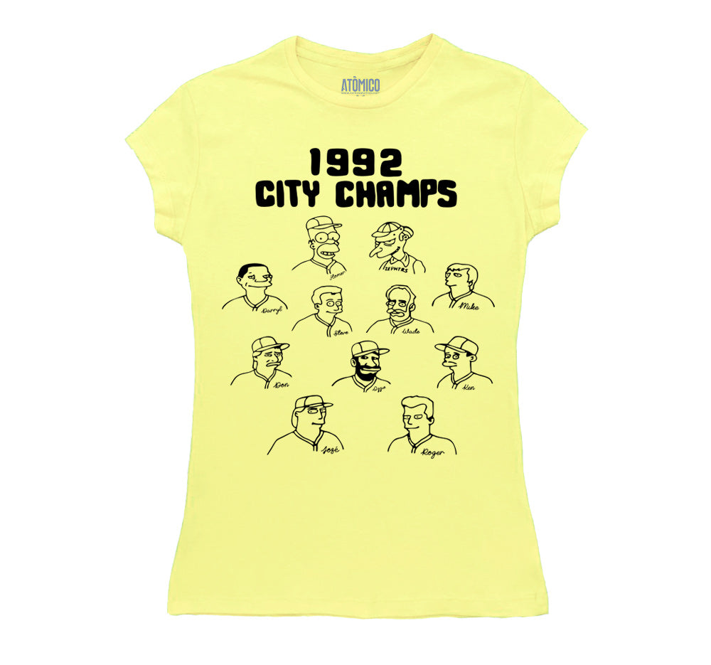 1992 Champs de @SimpsonitoMX - Playera DAMA