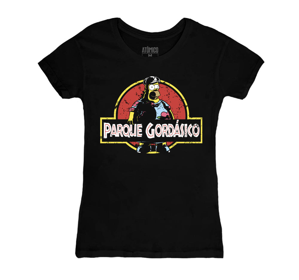 Parque Gordásico de @SimpsonitoMX - Playera DAMA
