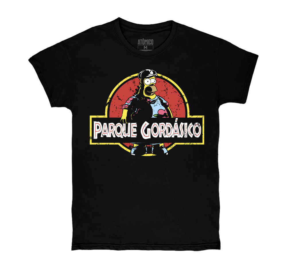 Parque Gordásico de @SimpsonitoMX - Playera CABALLERO