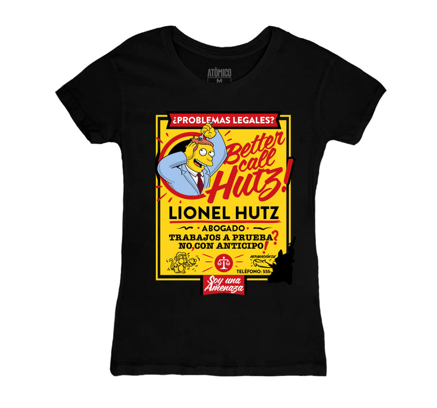 Better Call Hutz de @SimpsonitoMX - Playera DAMA